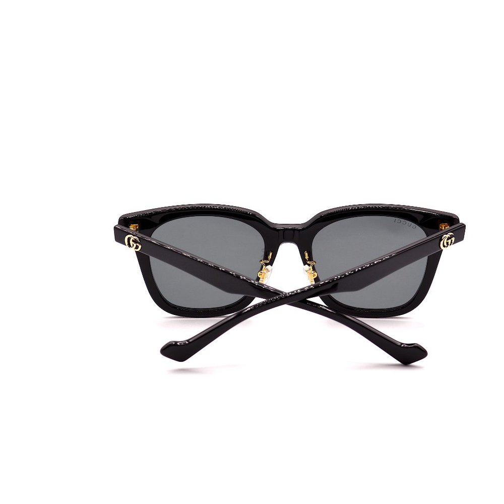 NEW GUCCI GG1000SK 003 BLACK GREY AUTHENTIC SUNGLASSES 55-20 - Picture 6 of 10